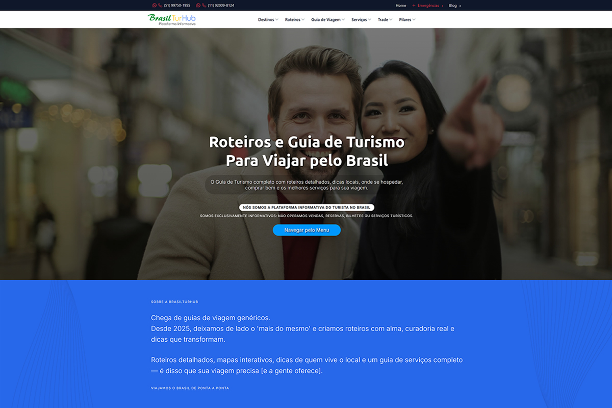 Destinos e Roteiros de Turismo